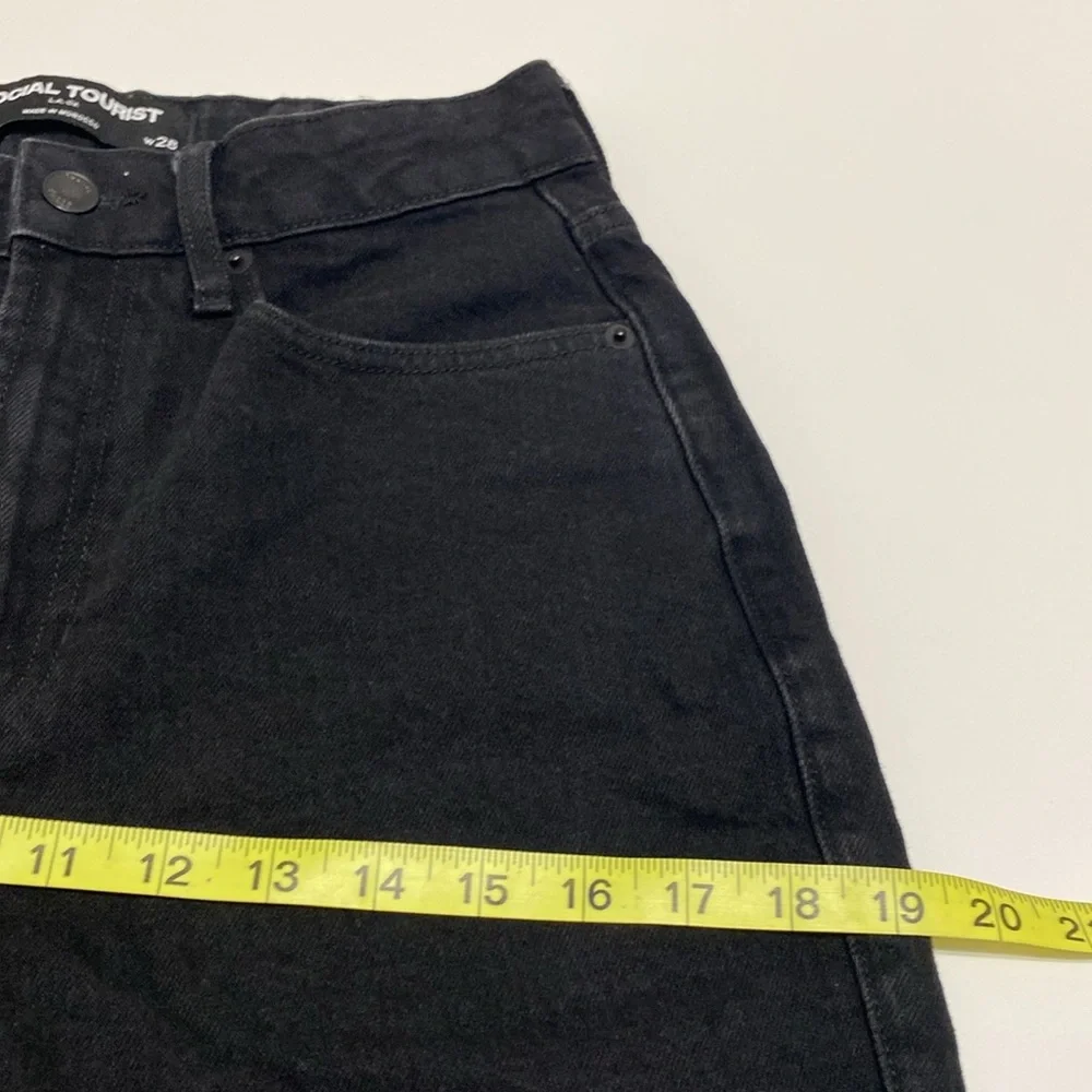 Social Tourist High Rise Ankle Zip Jeans
